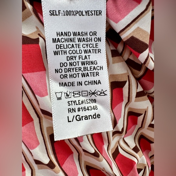 First Love by Lovelyn Pleated Geometric Skirt NWT - Picture 6 of 6